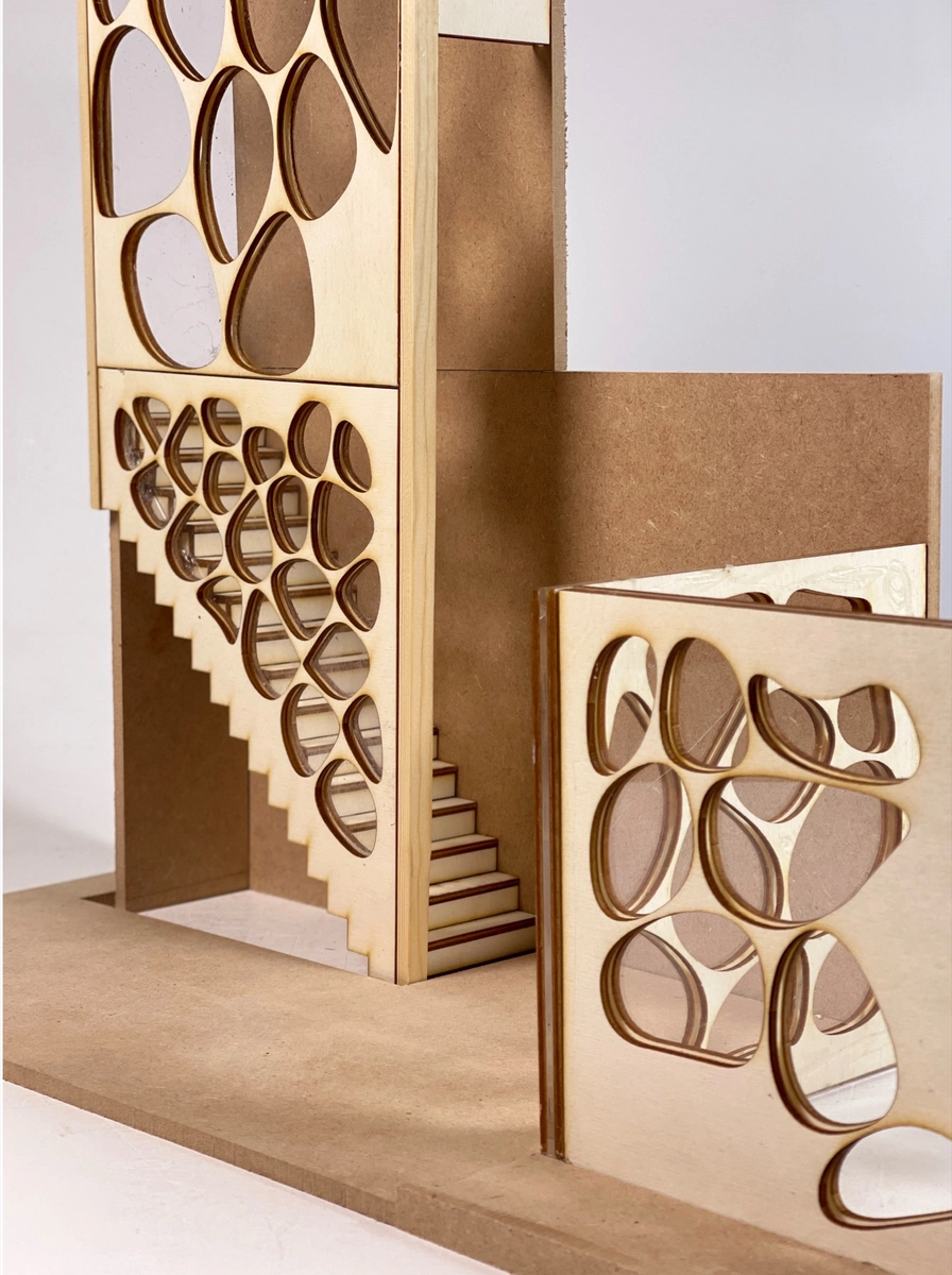 L00 staircase, model 1:20