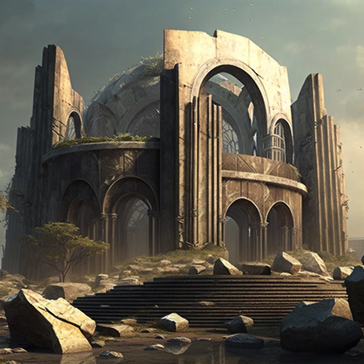 The ruin as a place of worship
