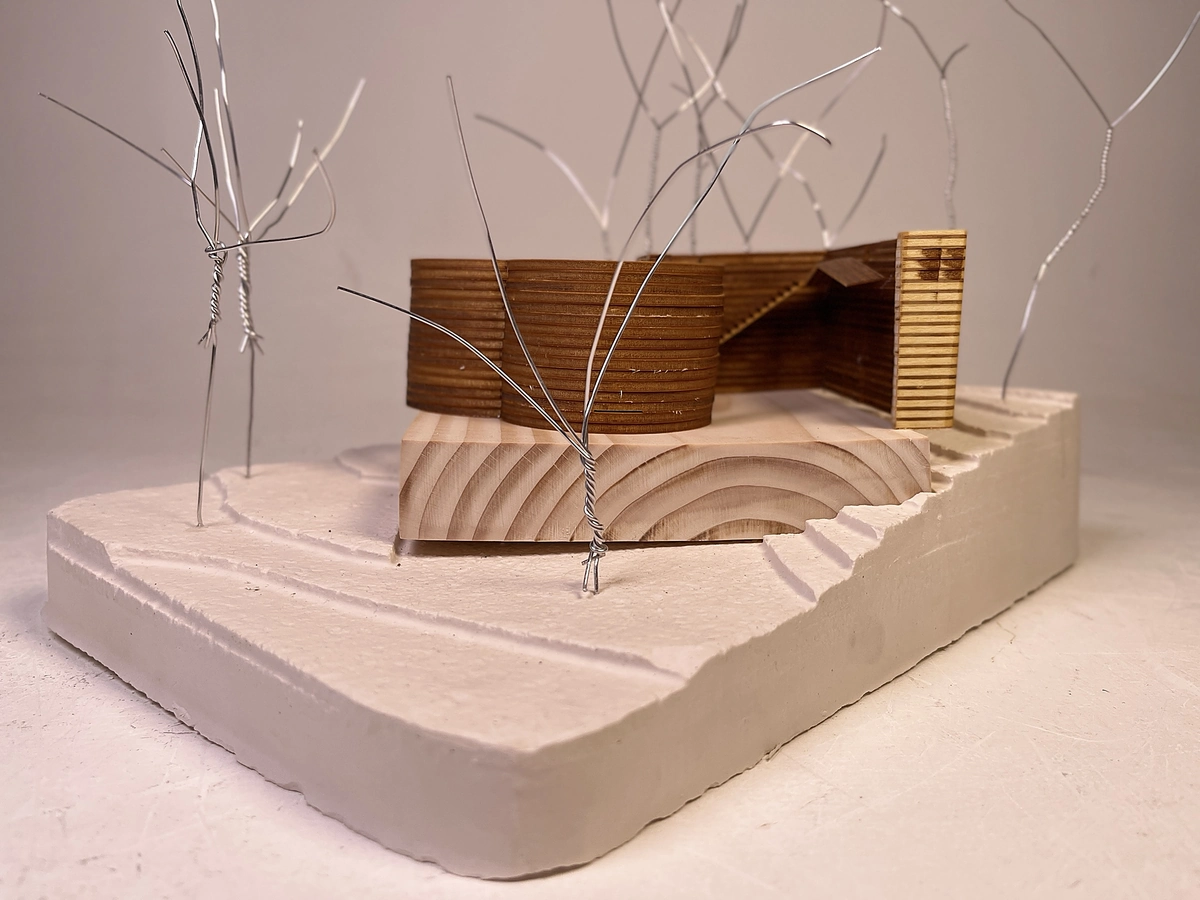 Final model without the acrylic volume